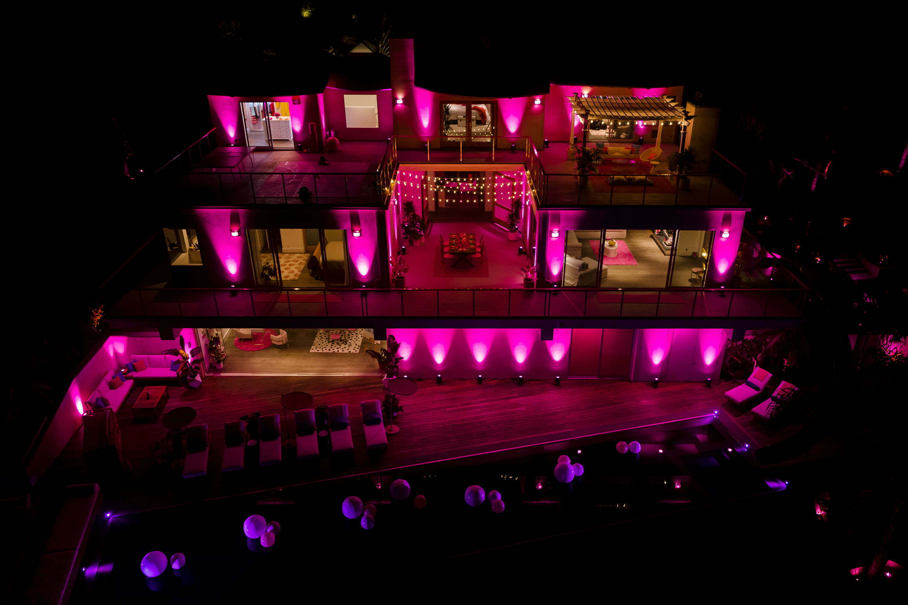 Casa à noite