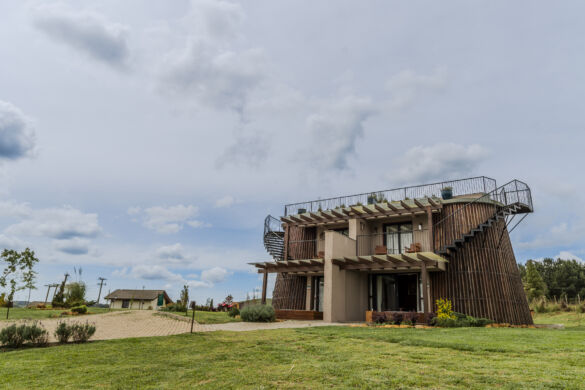 Acomodação com dois andares tem área total de 58 metros quadrados. Crédito Rafael Pires